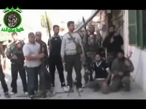 برومو لكتيبة سباع البر التابعة للواء الحق في مدينة القصير في حمص