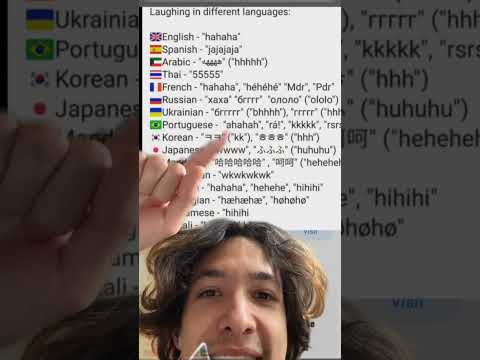 Laughing in different languages 😂 #laughing #memes #languages