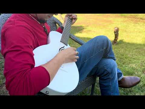 Stretching The Strings On This Thing [ Enya Carbon Fiber Acoustic Guitar ] #bard #tale #vibe #gear