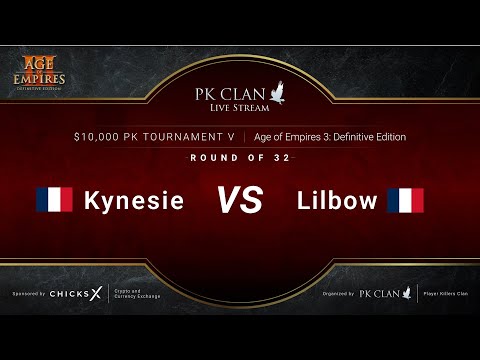 PK Tournament V | $10,000 — RO32: Kynesie vs. Lilbow | Age of Empires 3: DE