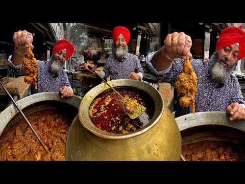 अमृतसर का फेमस मटन मसाला चाप BULK MAKING OF MUTTON CHAP @BUBBY FISH & CHICKEN | STREET FOOD AMRITSAR