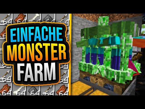 EINFACHE MONSTER FARM (4.000/h) Tutorial ✨ Minecraft 1.21