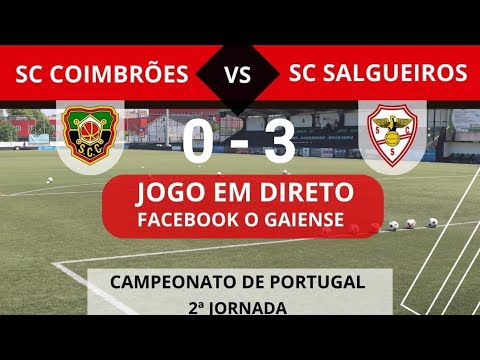 Relato dos golos do Coimbões-Salgueiros