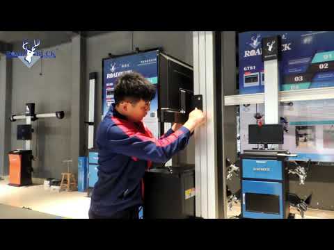 Guangdong Roadbuck four wheel aligner G681 installation video