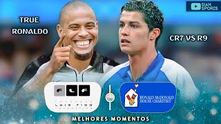 THE PHENOMENAL AND UNIQUE MEETING OF CR7 AND R9 THAT SHOWED EVERYONE THE BEST RONALDO OF ALL TIME