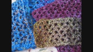 Pine Notes~Crochet a Simple V Stitch~The Crochet Sisterhood Scarves