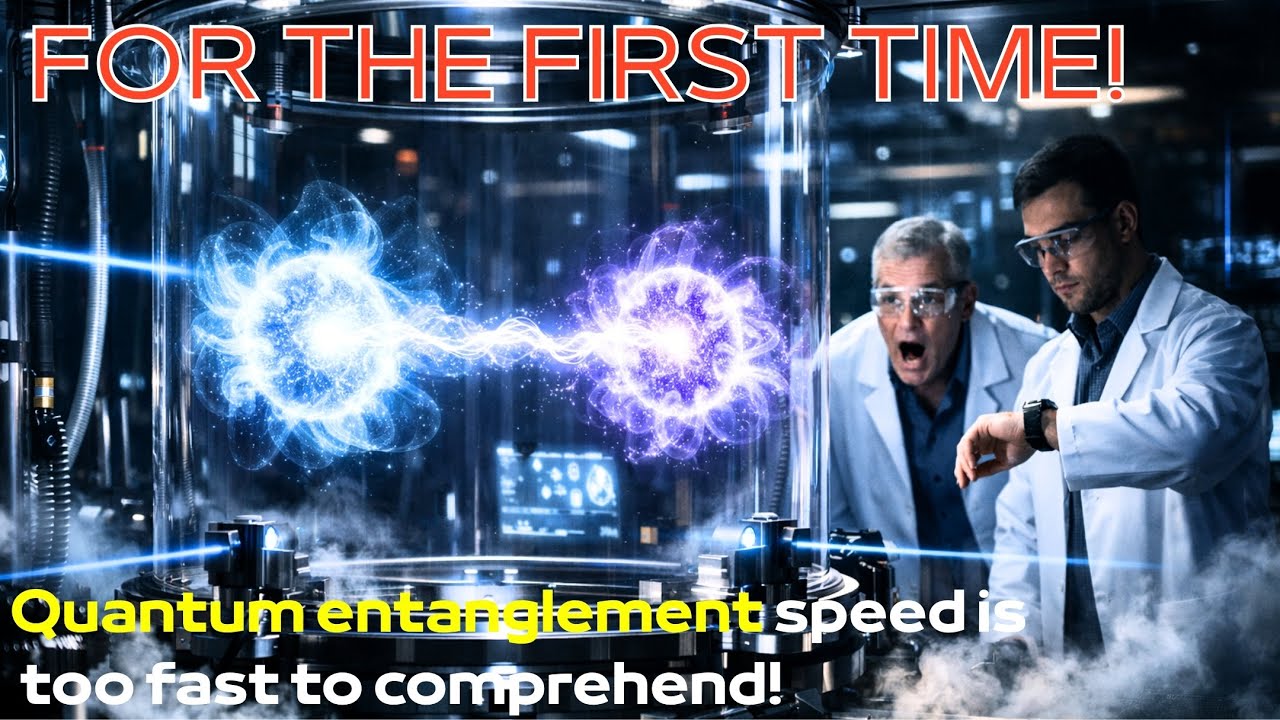 Scientists Measure Quantum Entanglement Speed — And It Breaks Physics