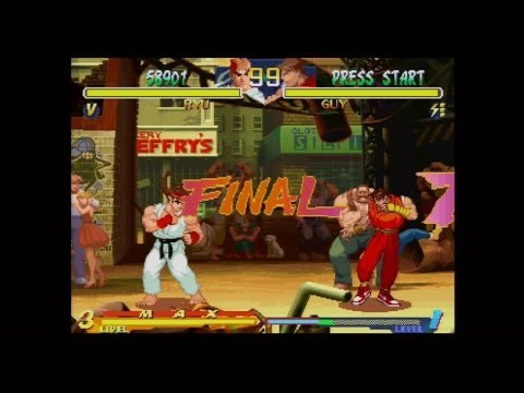 Street Fighter Alpha 2 - Ryu vs. Guy (Final Fight)