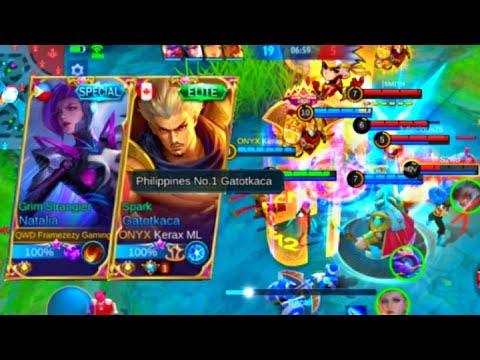 Framezezy X Kerax In One Team | Top 1 Philippines Natalia And Gatotkaca Connection! - MLBB