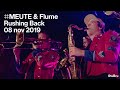 MEUTE ft. Flume on saxophone - Rushing Back (Flume rework) (live at the Studio Brussel Showcase)