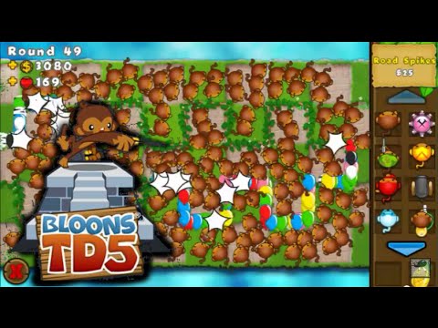 Bloons TD 5 (BTD5) - The Secret OP Strategy on Mobile!