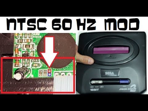 DIY Sega Mega Drive 2 clone NTSC 60hz MOD EASY !