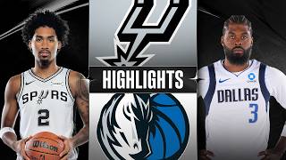Victor Wembanyama - Dylan Harper - San Antonio Spurs - Dallas Mavericks