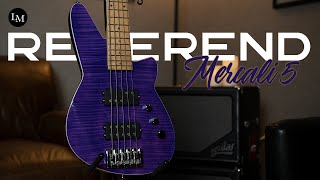 Video thumbnail for Reverend Guitars - Mercali 5 Bass Overview by Lane Music