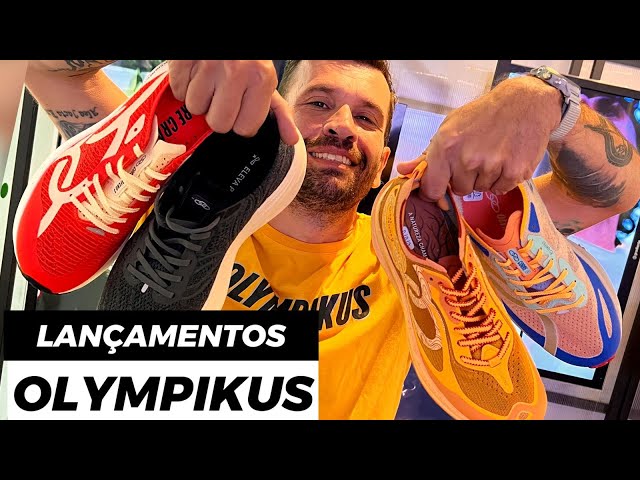 Lançamentos OLYMPIKUS: CORRE 4, CORRE GRAFENO 3, CORRE MAX E CORRE TRILHA 2