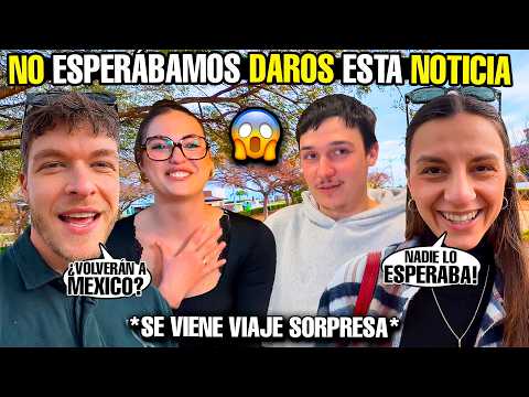 NO ESPERÁBAMOS DAROS ESTA SORPRESA😱 *Nuevo viaje con mis sobrinos* ¿Volverán a México?🇲🇽