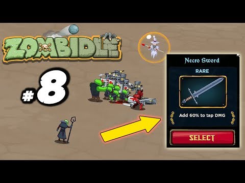 Zombidle Gameplay: #8 - NEW RARE SWORD! - Walkthrough PC 1080p 60fps - GPV247