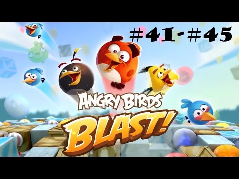 Angry Birds Blast Level 41-45 Gameplay Walkthrough