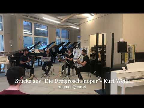 Anemoi Quartet / Music from the Threepenny Opera - Kurt Weill - transcr. James Rae