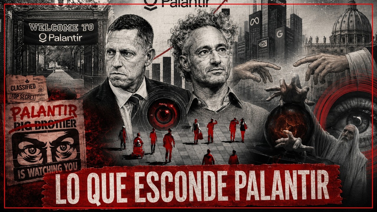 ⚠️ Alex Karp y Peter Thiel: el poder detrás de Palantir