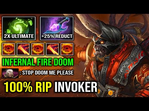 RETURN OF HELL Refresher 2x Double Doom 100% Counter Invoker & PL with 5Min Midas + Infernal DotA 2