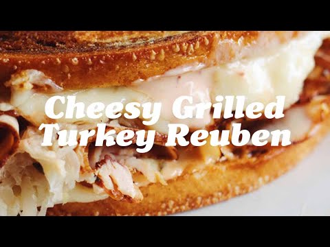How to make a Pan Fried Cheesy Grilled Turkey Reubens