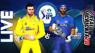 𝗰𝘀𝗸 𝘃𝘀 𝗺𝗶 - Chennai Super Kings vs Mumbai Indians Live IPL Prediction Real Cricket 20 | match 59