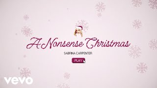 Sabrina Carpenter - A Nonsense Christmas (Lyrics)