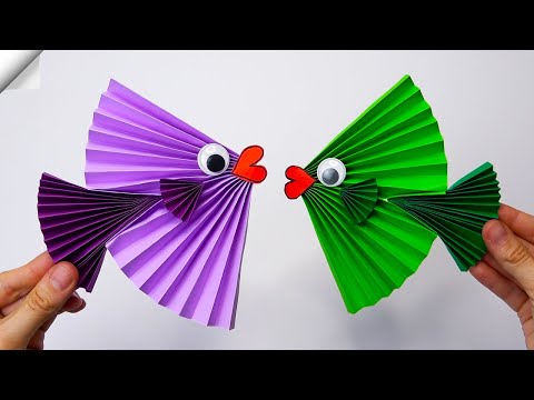 DIY paper crafts Paper Fish