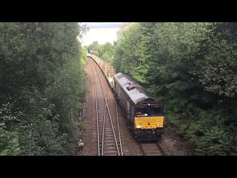 6K05 Carlisle N.Y. to Crewe Bas Hall S.S.M. DRS 66423 Engineers Train Blackburn 26/09/2022