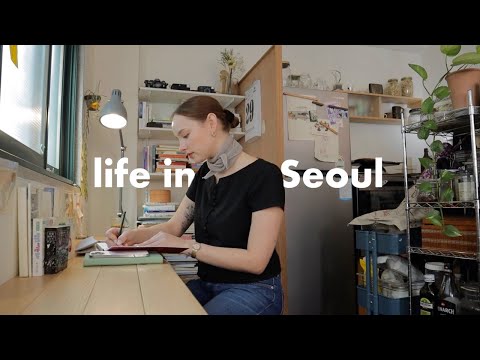 seoul vlog | practicing taking action, finding my dream apartment, book shopping, cooking & cleaning