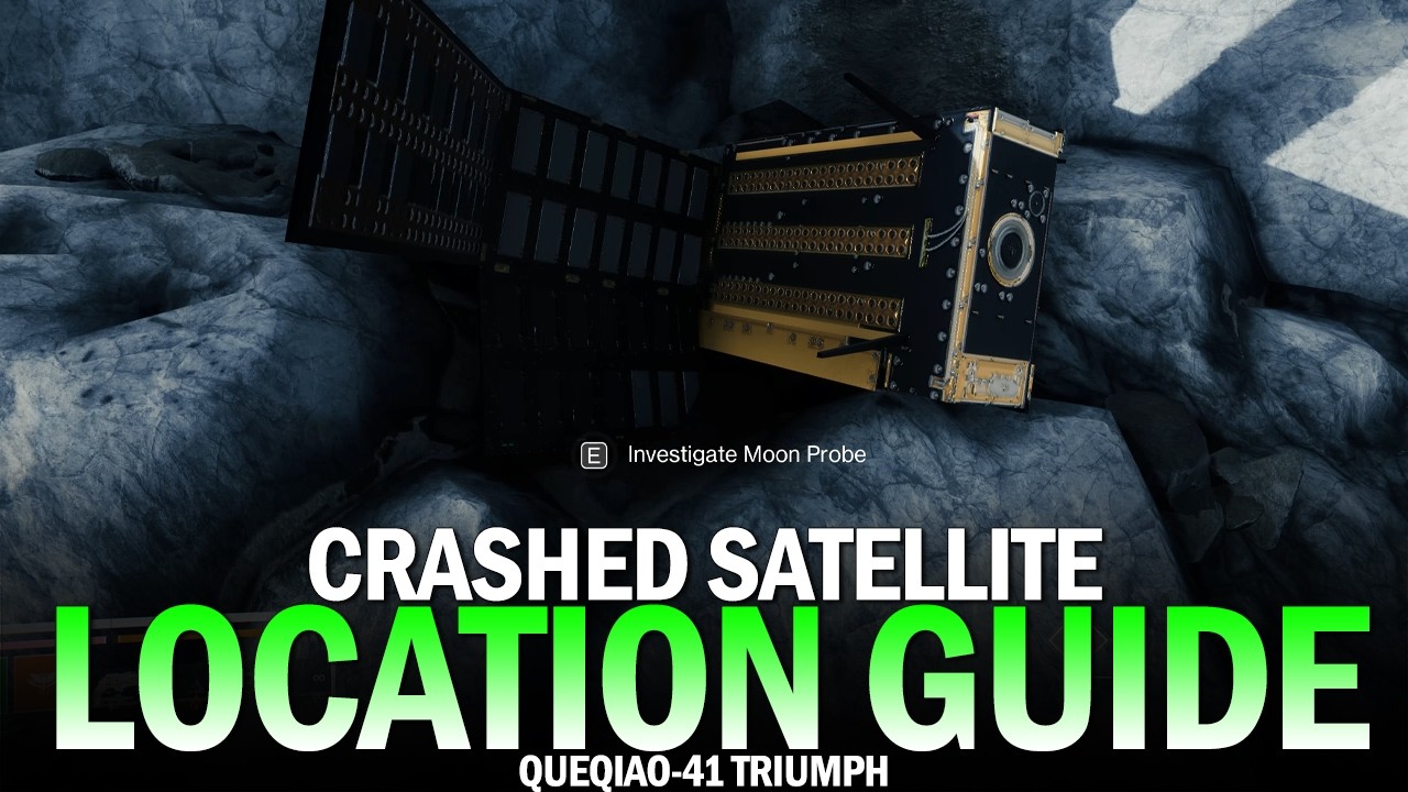 Crashed Satellite in K1 Logistics Location Guide (Queqiao-41 Triumph) [Destiny 2]