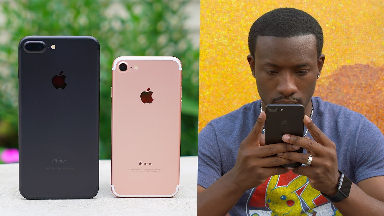 iPhone 7 vs 7 Plus - Day in the Life!
