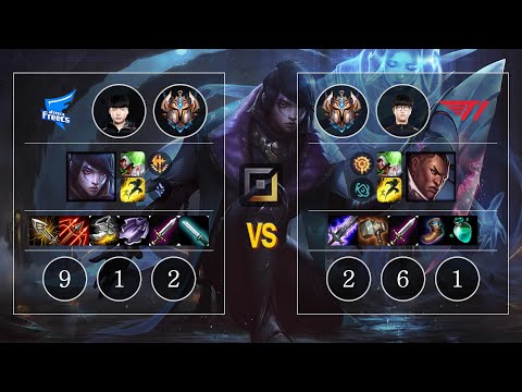 AF SSol Aphelios vs T1 Roach Lucian Bot - KR Patch 10.12