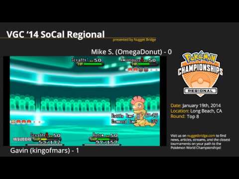 VGC '14 SoCal Regional: Top 8 - Gavin M (kingofmars) vs Mike S (OmegaDonut) [Game 2]