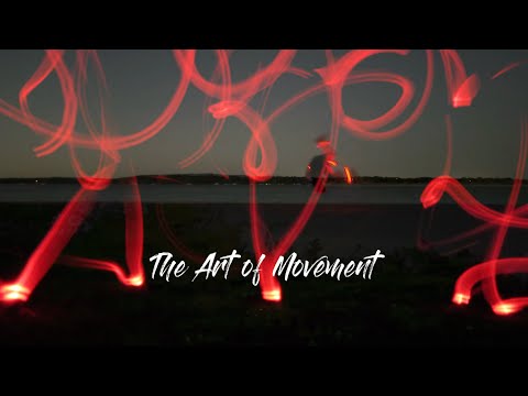 Light Painting with Parkour - "The Art of Movement"