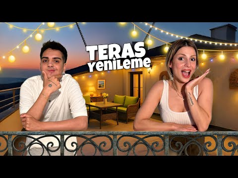 BEKLENEN TERAS YENİLEME VLOG!!? Melih Yıldırım | Sıla Beyoğlu