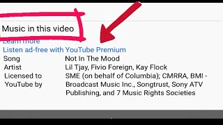 How to add copyright credit - Music credit on a YouTube Video 2023
