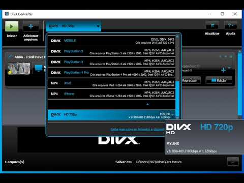 VÍDEOS EM DIVX (CONVERTER) PARA  MYLINK1(LEIA DESCRIÇÃO)