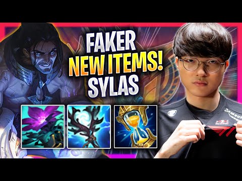 FAKER PLAYS SYLAS WITH NEW ITEMS! - T1 Faker Plays Sylas MID vs Akali! | Season 2024
