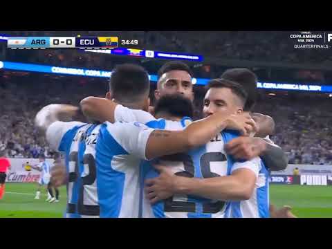 Quarterfinal: Argentina vs Ecuador 1-1 (Penalties 4-2) | Highlights Copa America USA 2024