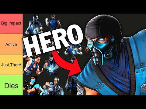 Ranking Sub Zero in EVERY Mortal Kombat Game!