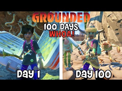 I Spent 100 Days in Grounded (WHOA Edition)