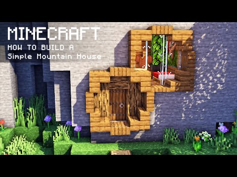 Minecraft: How To Build a Simple Mountain House