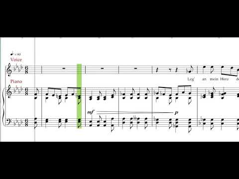 Das fischermädchen ,Schubert ,Schwanengesang, ,no 10, High voice rehearsal track