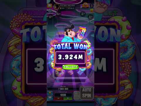 $100K Spins in Disco Donuts - Slots #spin #slot #casino #vegas #machine #casinogames #shorts