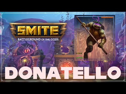 DONATELLO BREAKING EVERYTHING - SMITE BATTLE PASS [NINJA TURTLES]