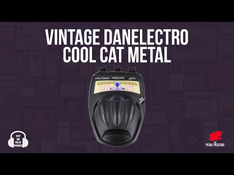 Danelectro Cool Cat Metal Distortion 2010s - Black image 4