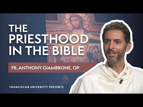 The Priesthood in the Bible | Fr. Anthony Giambrone, OP | Franciscan University Presents