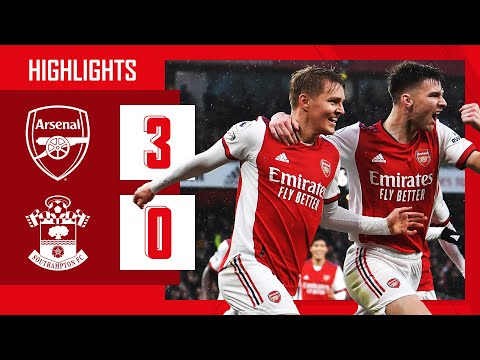 HIGHLIGHTS | Arsenal vs Southampton (3-0) | Premier League | Lacazette, Odegaard, Gabriel